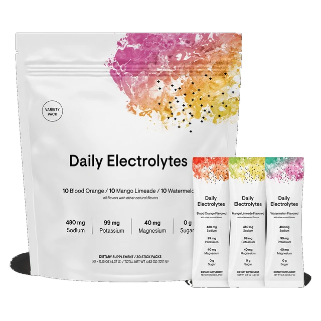 Daily Electrolytes - Variety Pack product package