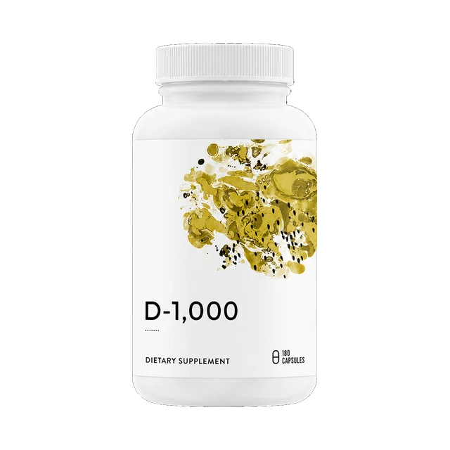 Vitamin D-1,000 - 180 Servings product package