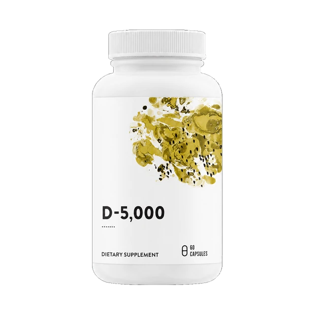 Vitamin D-5,000 - NSF Certified for Sport - 60 Servings