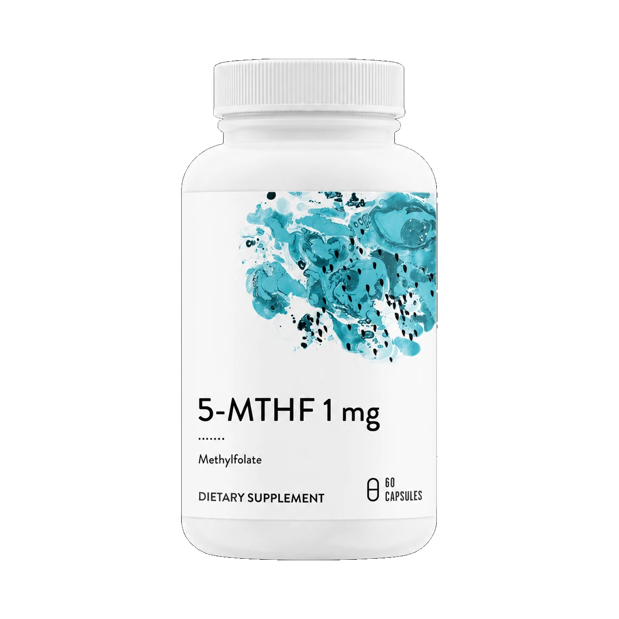5-MTHF 1 mg - 60 servings product package