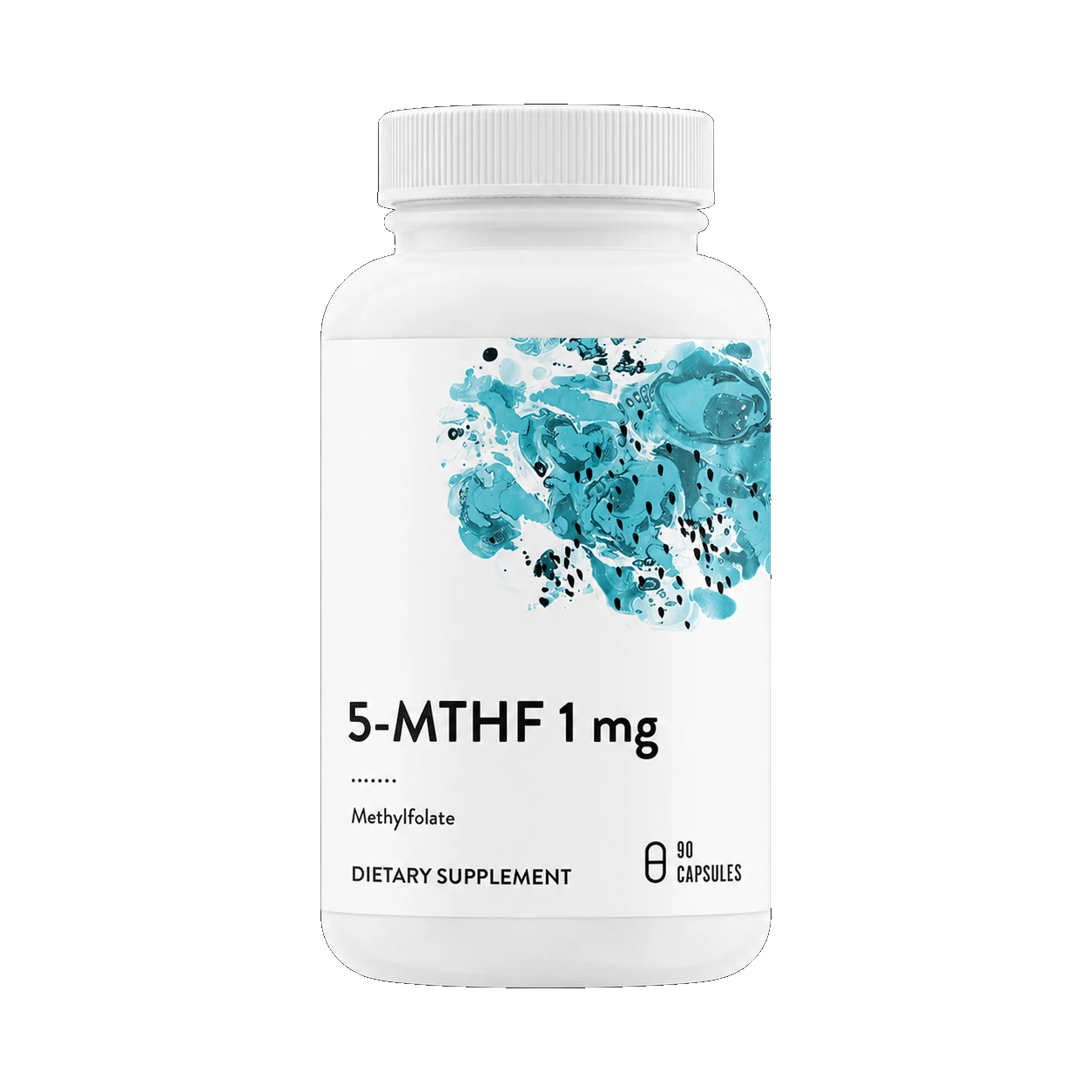 5-MTHF 1 mg - 90 servings product package