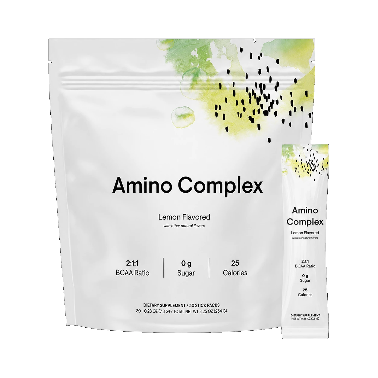 Amino Complex - Travel Packs - Lemon product package
