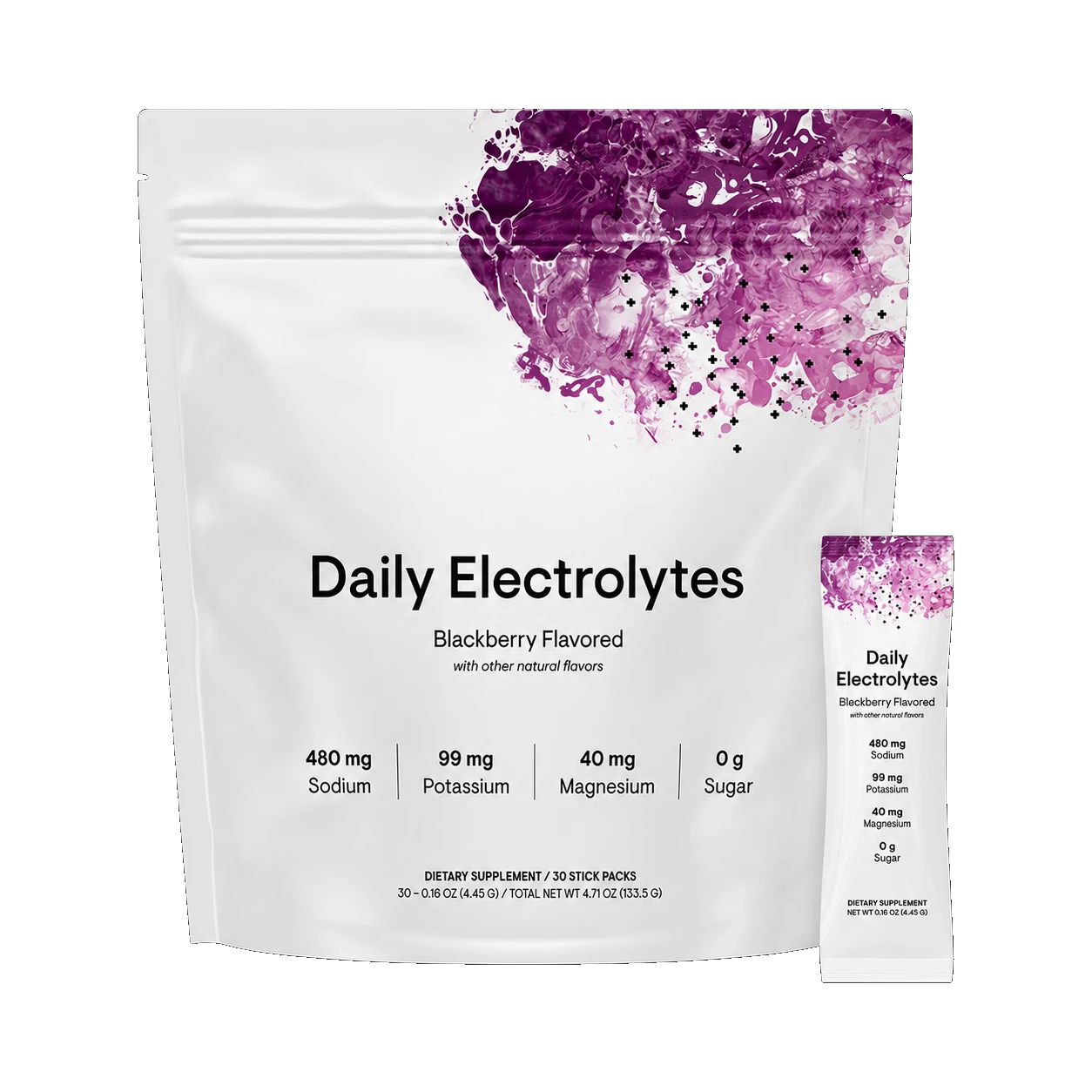 Daily Electrolytes - Blackberry product package