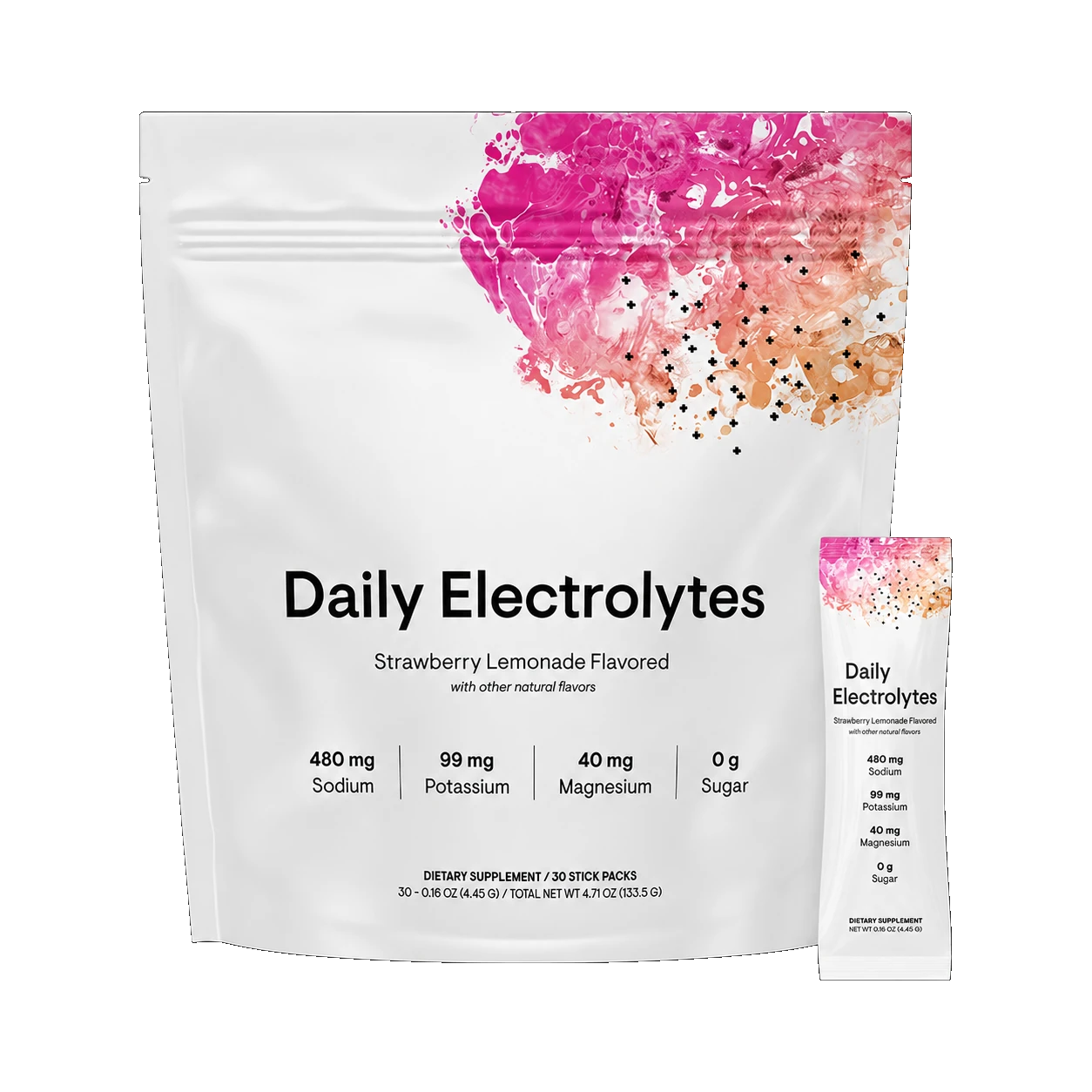 Daily Electrolytes - Strawberry Lemonade product package
