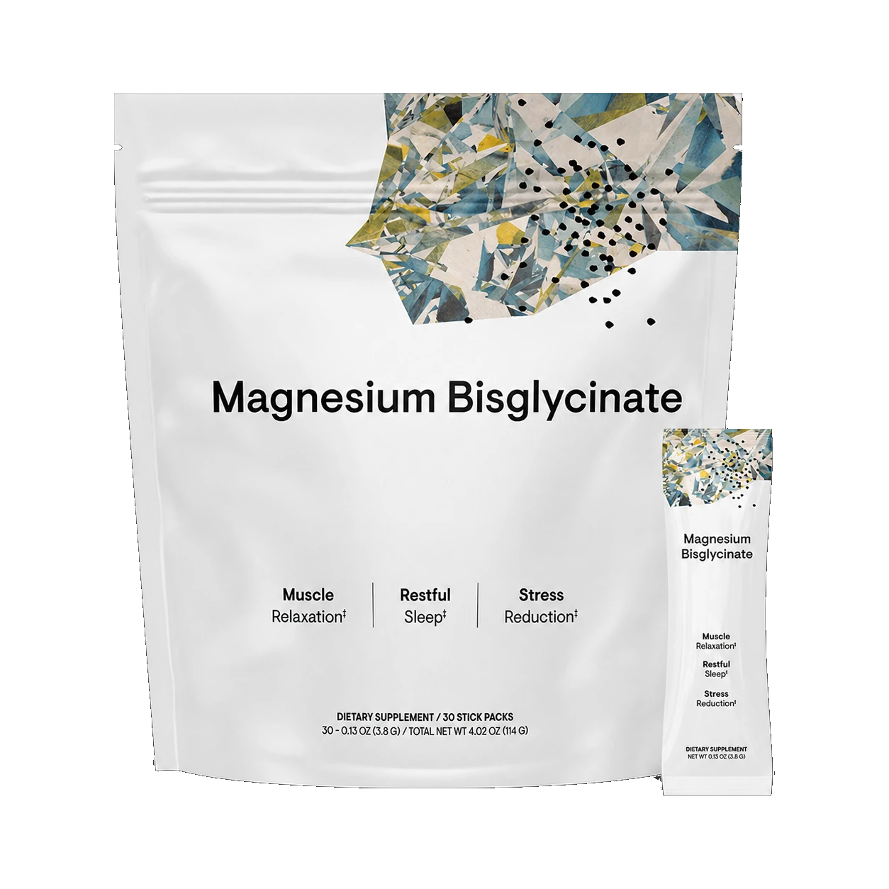Magnesium Bisglycinate - Travel Packs product package
