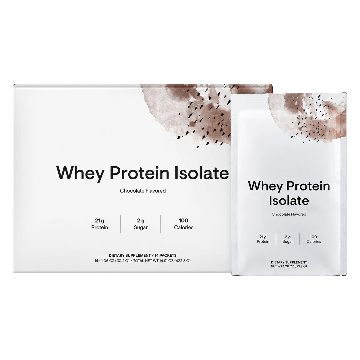 Whey Protein Isolate - Travel Packs - Chocolate product package